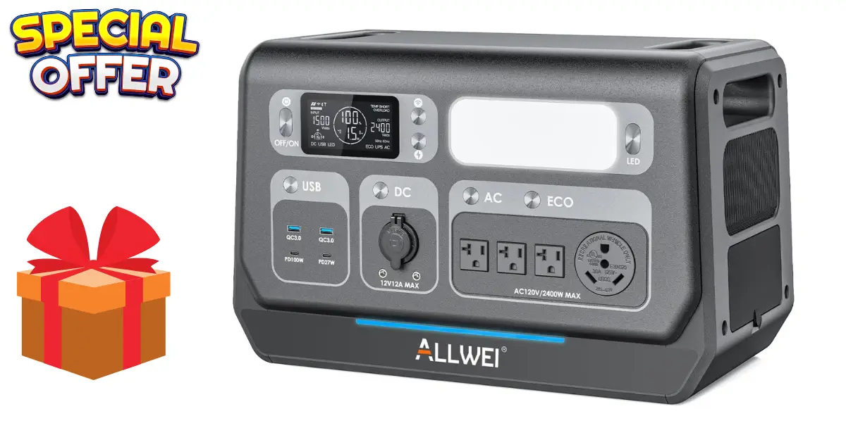 ALLWEI PPS2400 Portable Power Station